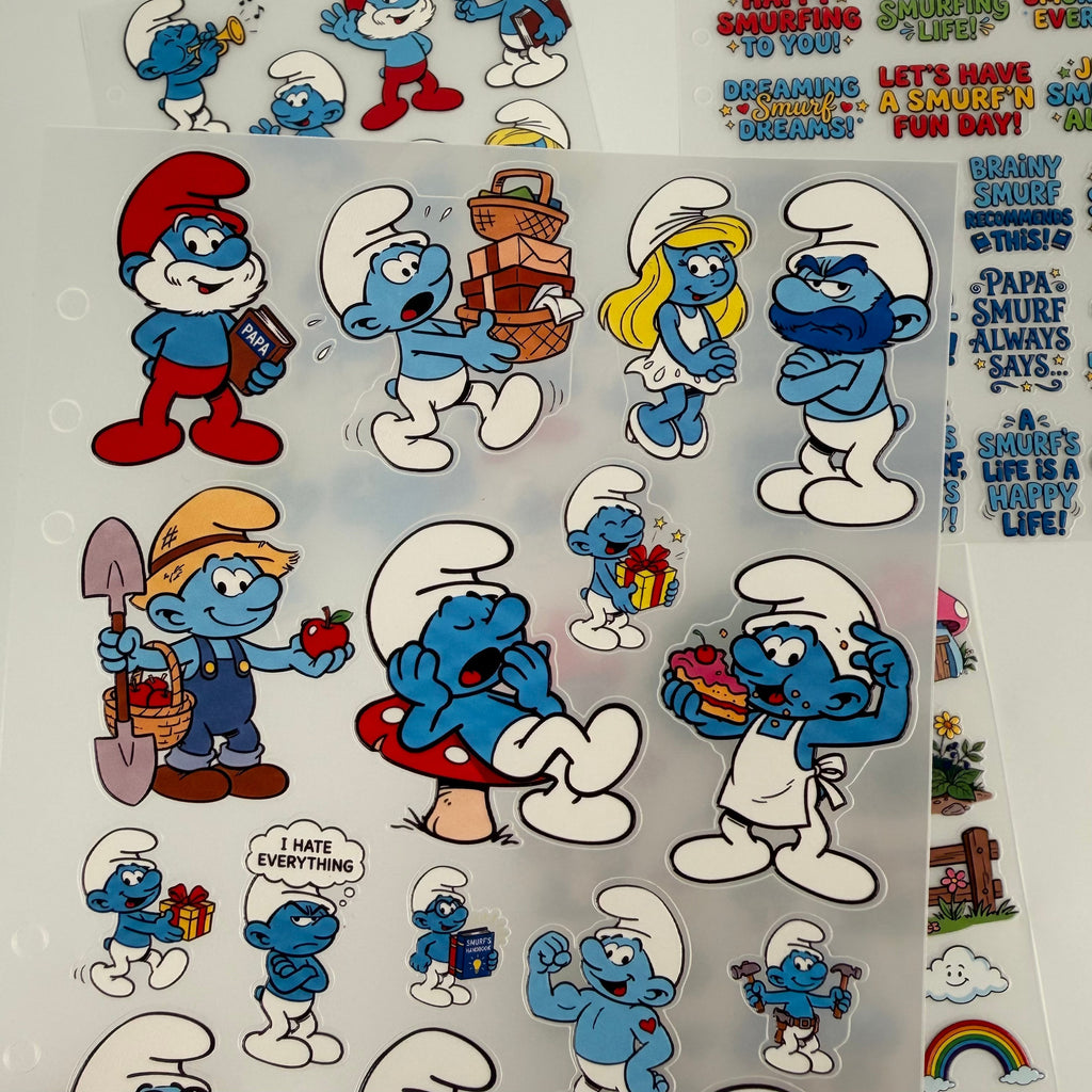 The Smurf Village Sticker Bundle