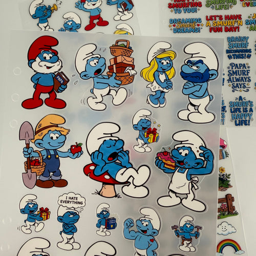 The Smurf Village Sticker Bundle